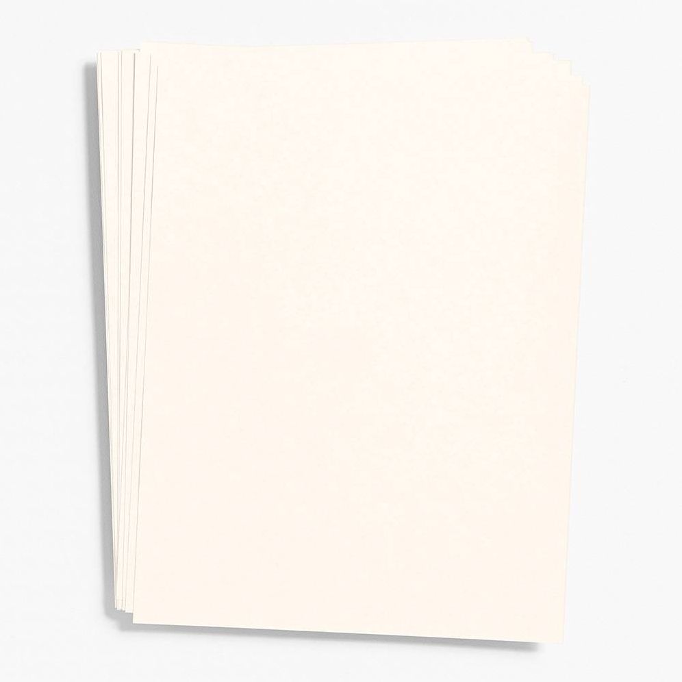 Luxe Cream Card Stock 8.5" x 11" Bulk Pack