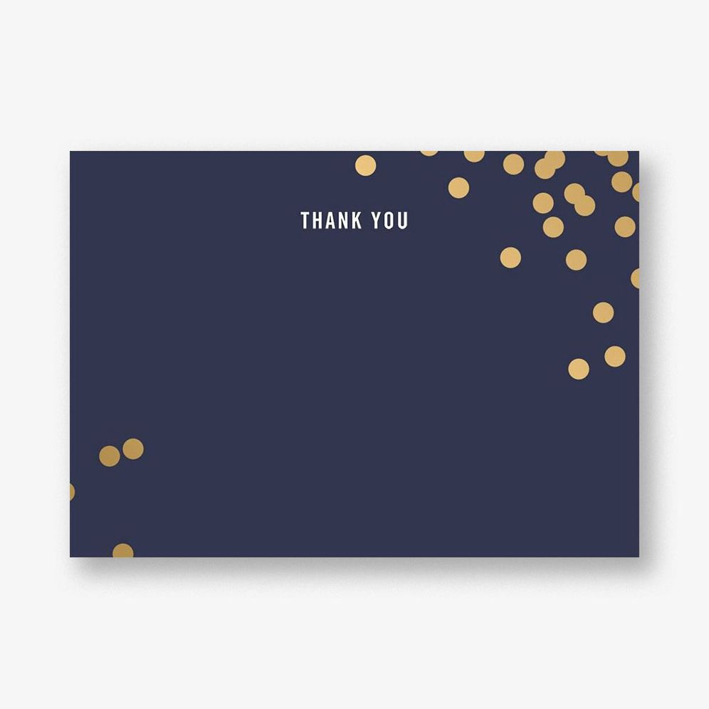 Confetti Foil Stationery