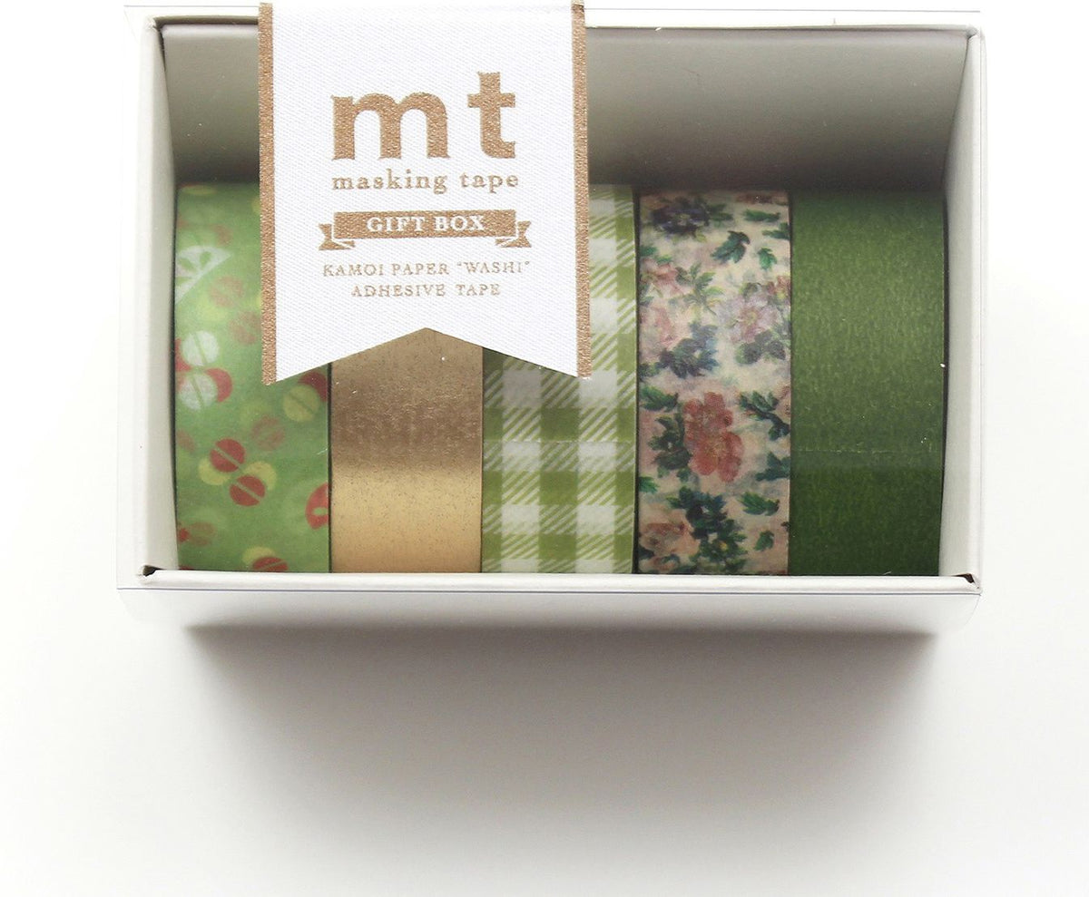 MT Washi Tape Giftbox - Greenery