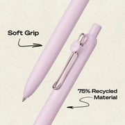uniball? Zento Liquid Gel RT, Medium Point 0.7mm, Dawn Barrel, Black Ink 5pc