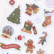 Traditional Christmas Puffy Stickers