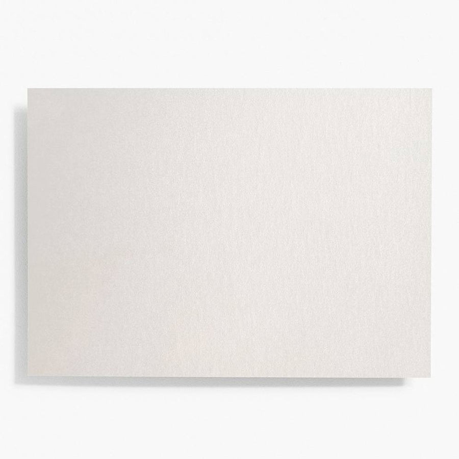 A7 Shimmer Silver Note Cards
