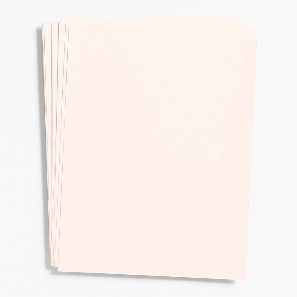 Luxe Blush Card Stock 8.5" x 11"