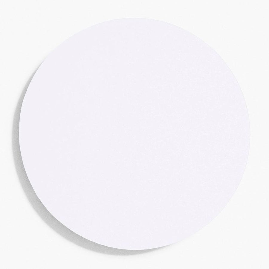 5.5" Pure White Circle Cards