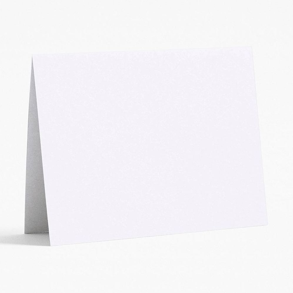 Pure White A2 Folded Cards