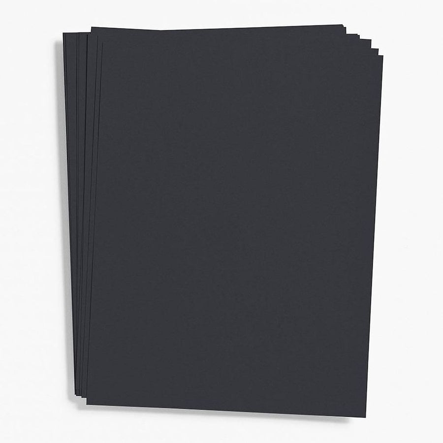 Black Card Stock 8.5" x 11" Bulk Pack