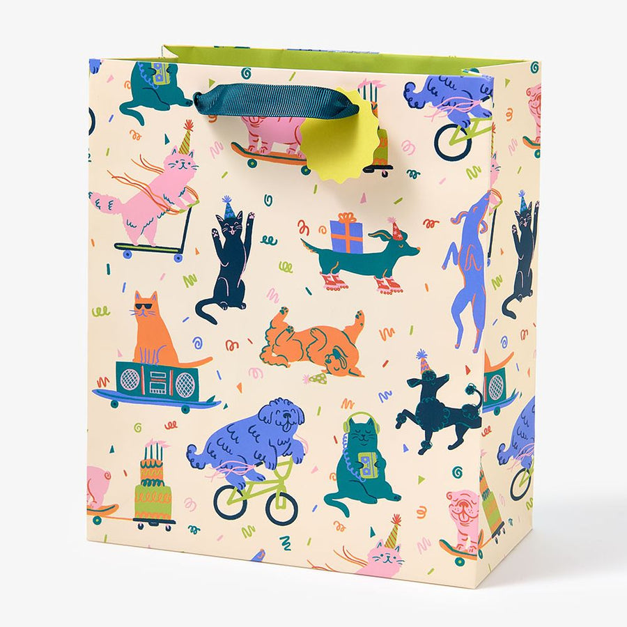 Party Animals Medium Gift Bag
