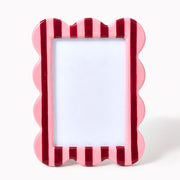 Scalloped Striped 4x6 Frame