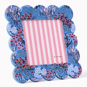 Scalloped Beaded Picture Frame