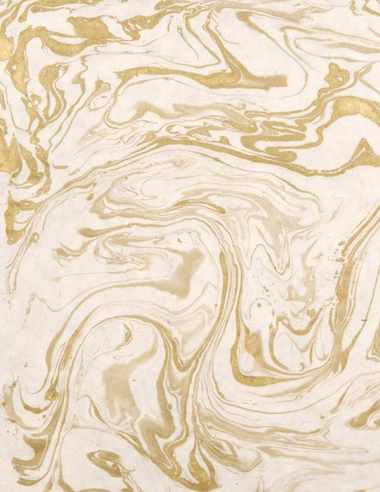 Gold on Natural Marble Handmade Paper