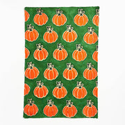 Pumpkin On Green Batik Handmade Paper