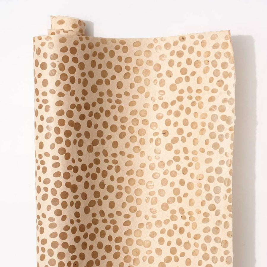 Translucent Pebbles on Cream Handmade Paper