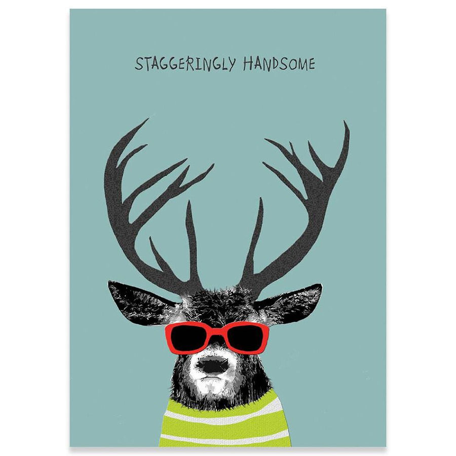 Staggeringly Handsome Birthday Card