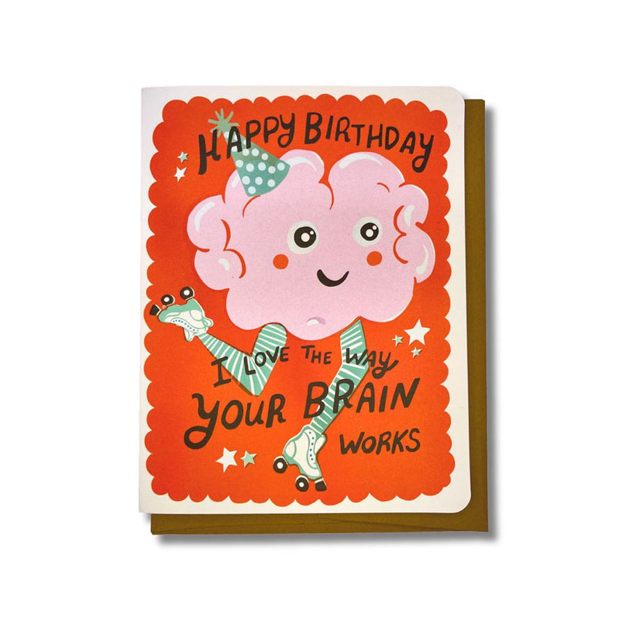 Brain Works Birthday Card