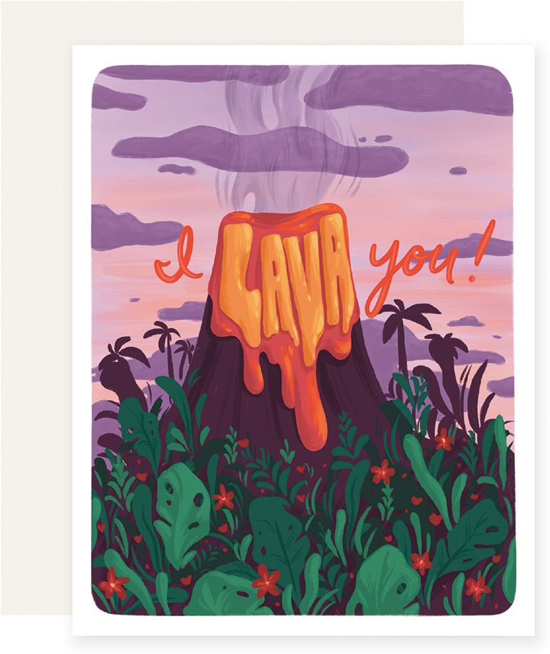 Lava You Love Card