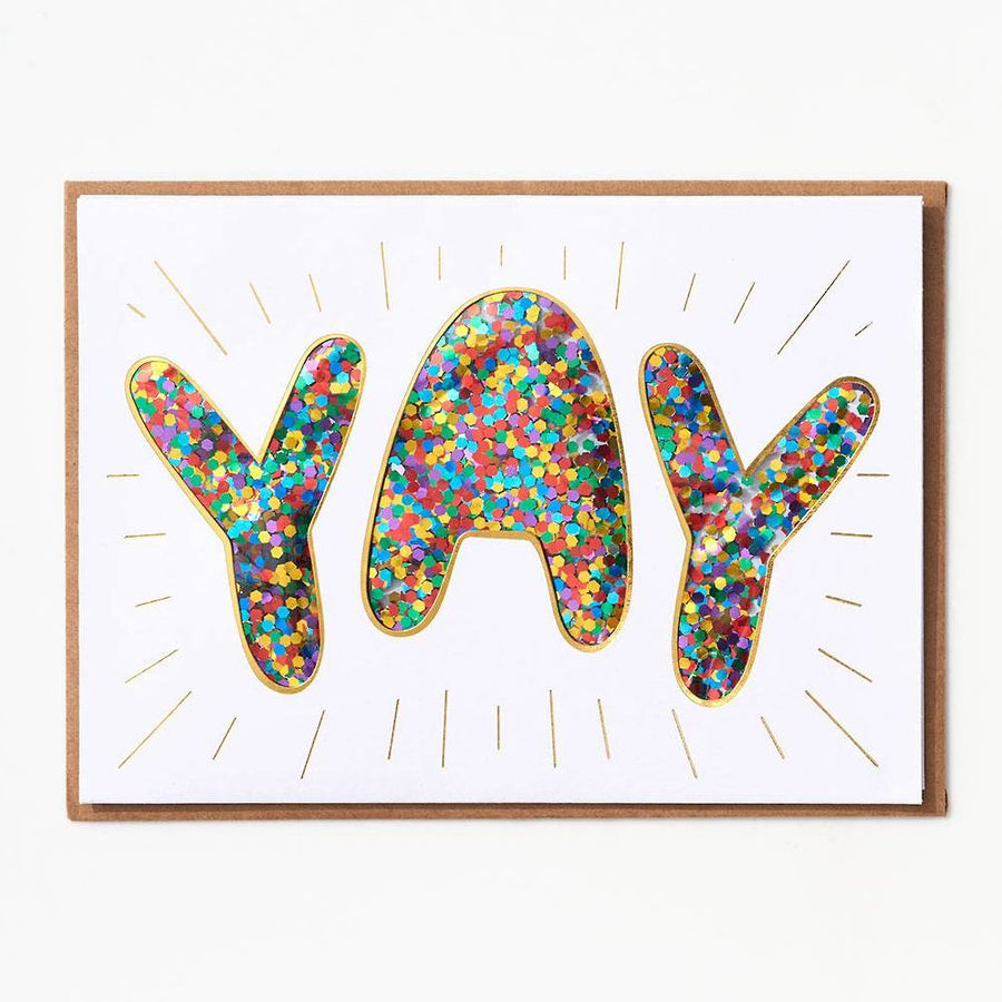 Yay Confetti Congratulations Card
