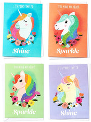 Unicorn Classroom Valentine Card Set