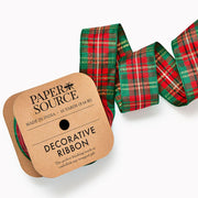 Red & Green Plaid Ribbon 1 1/2" 5 yard