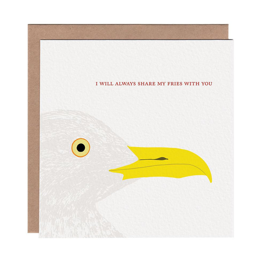 Share My Fries Love Card