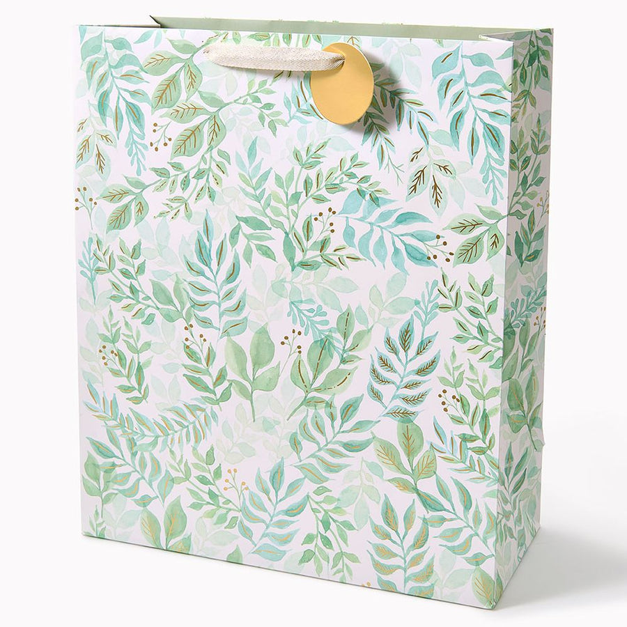 XL Watercolor Garden Gift Bag