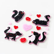 Stinkin Cute Skunk Window Gel Clings
