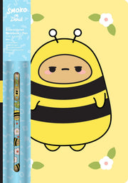 Smoko Bee Embroidered Journal with Pen