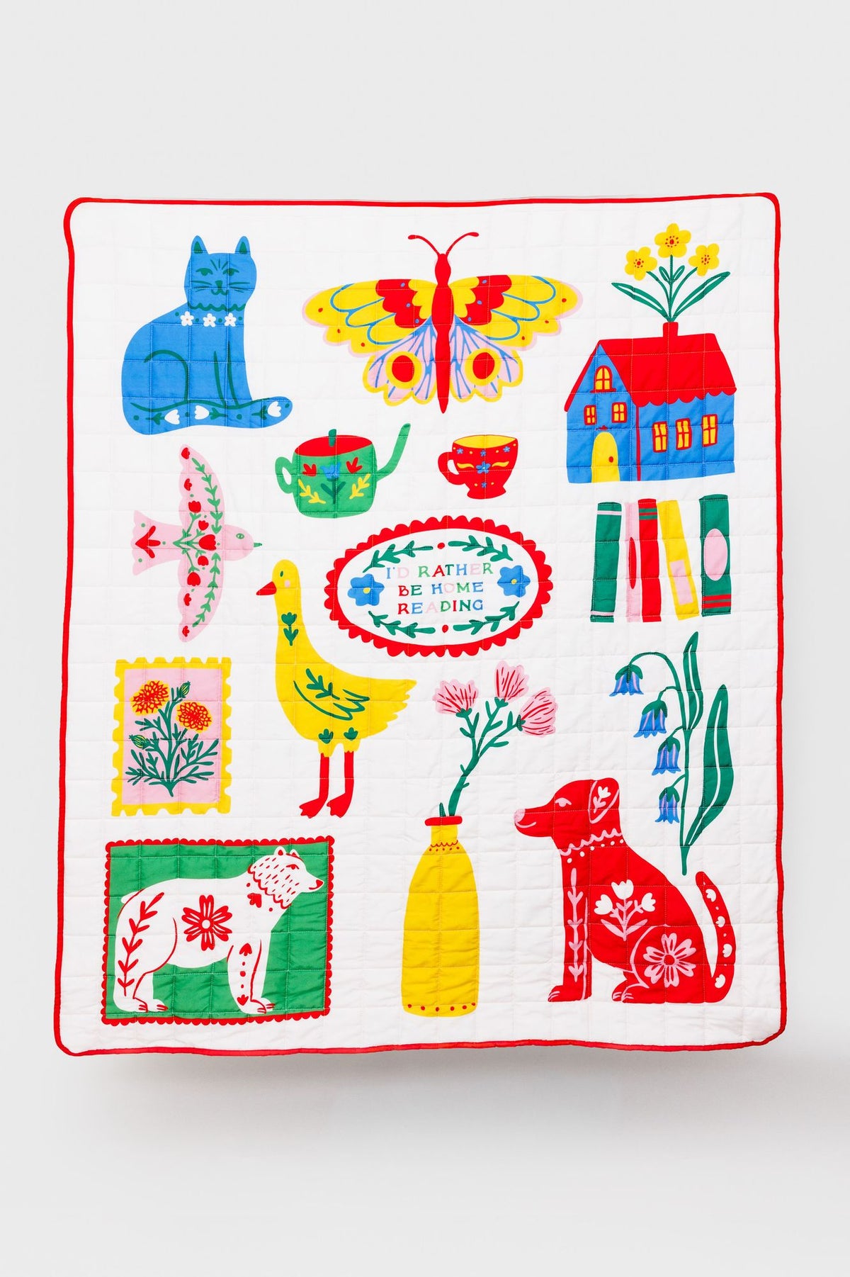 Quilted Blanket, Scandinavian Icons