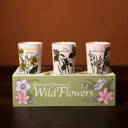 Votive Candle Set, Wildflowers