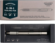 Steel Plated 6-in-1 Multi Tool Pen