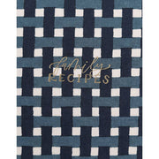 Navy Gingham Heirloom Recipe Book