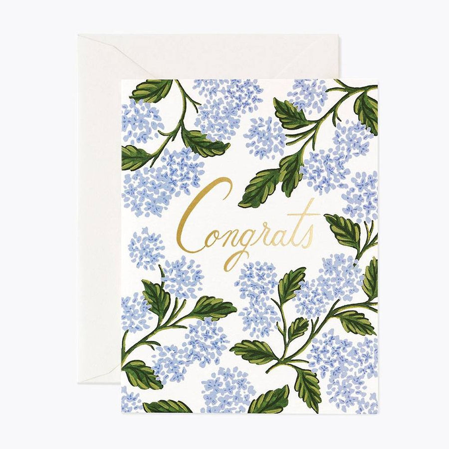 Rifle Paper Co. Hydrangeas Congratulations Card