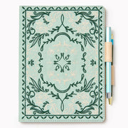 Paper Source A5 Folk Floral Bookcloth Journal Cover with Pen Loop Closure