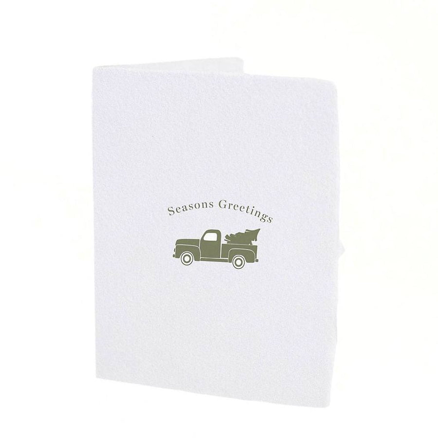 Christmas Tree Truck Holiday Card