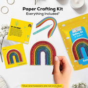 Rainbow Paper Quilling Craft Kit