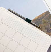 2027 Scribble & Dot - Bordeaux Croc - Week-to-View Planner