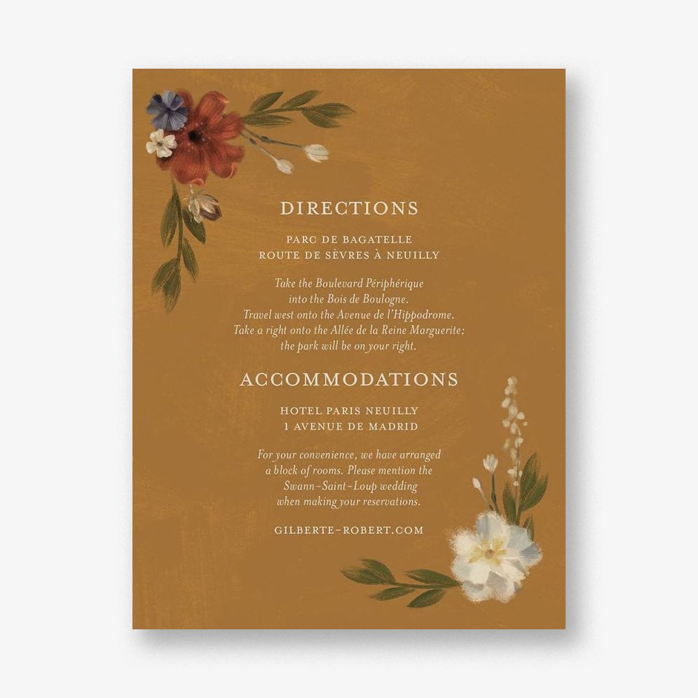 Van Vliet Information Card
