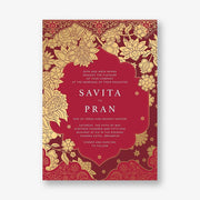 Sanganeri Wedding Invitation