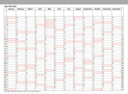 2027 Marks Yellow Jan Start S Weekly Desk Planner