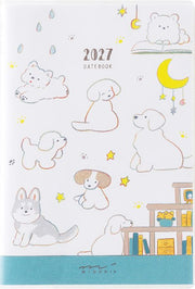 2027 Midori Pocket Diary Mini Dog