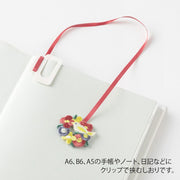 Midori Embroidery Bookmark Clip Bird