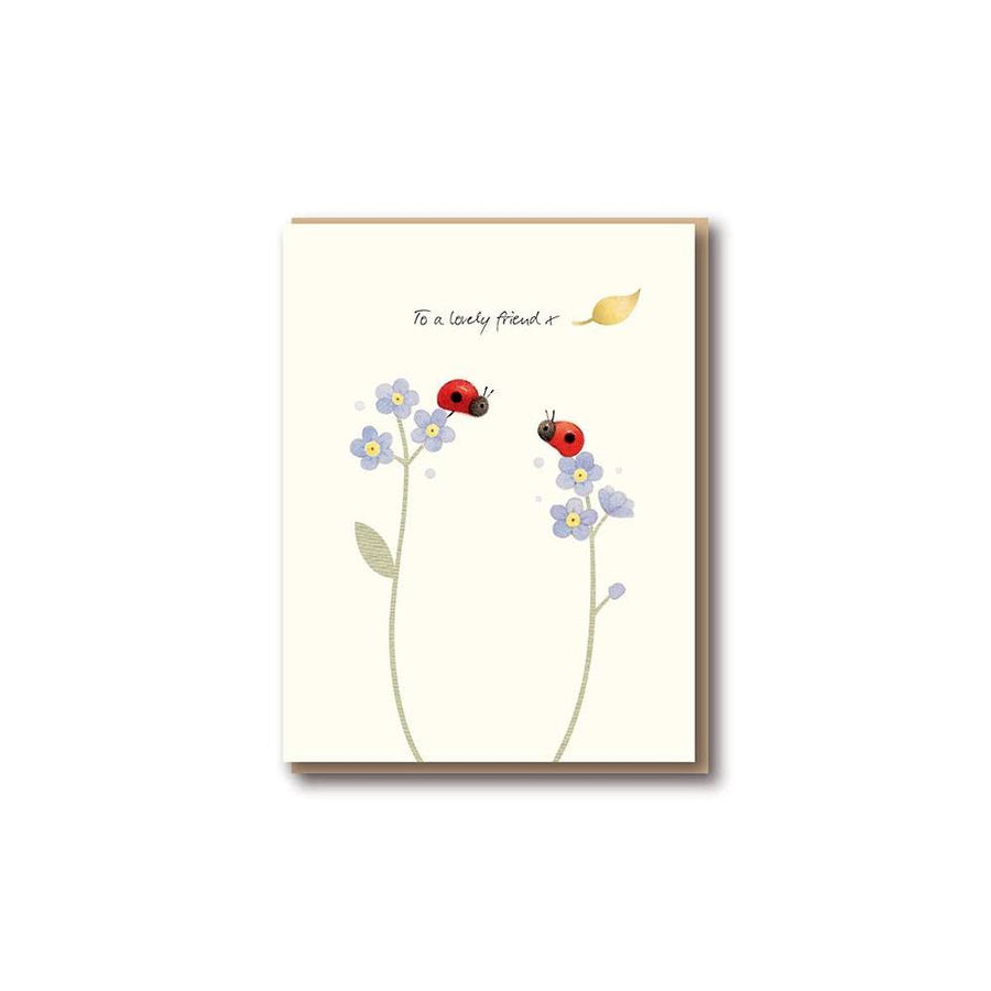 To A Lovely Friend Greeting Card
