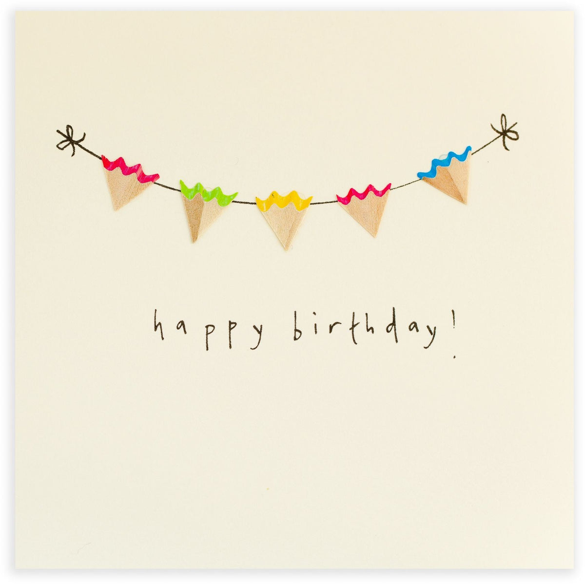Pennant Garland Birthday Card