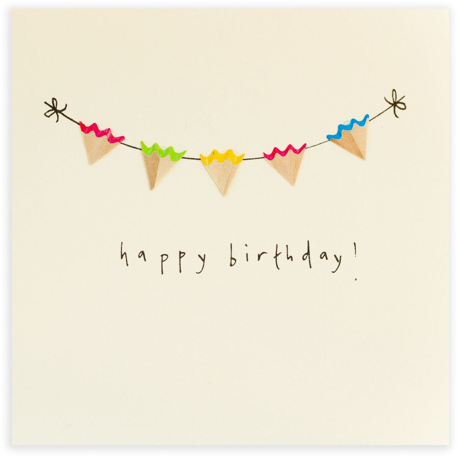 Pennant Garland Birthday Card