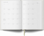 2027 Weekly Planner - Espresso & Blue