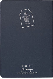 Reclaim Blue Wool Recycled Notebook