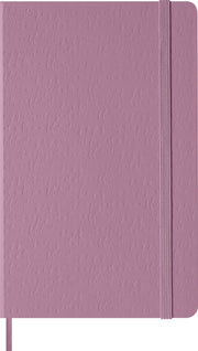 Moleskine Colored Patterned Notebook, Hard Cover, Large (5" x 8.25") Ruled/Lined, Majestic Pink, 240 Pages