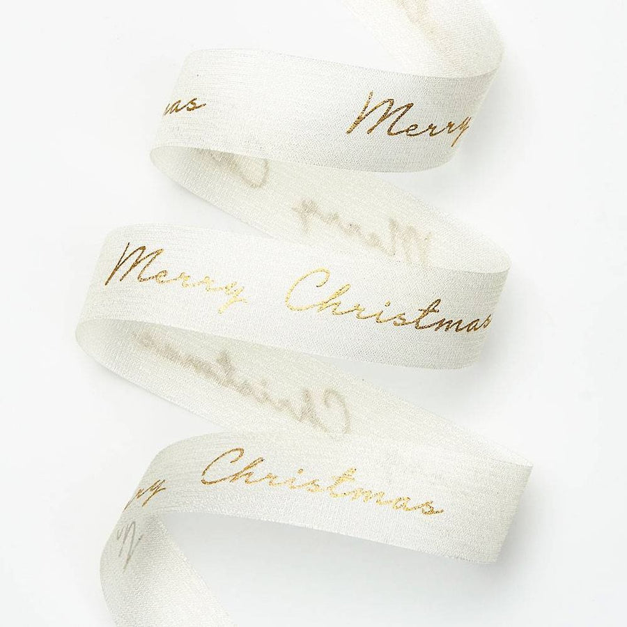 Merry Christmas Ribbon 1" 5YD