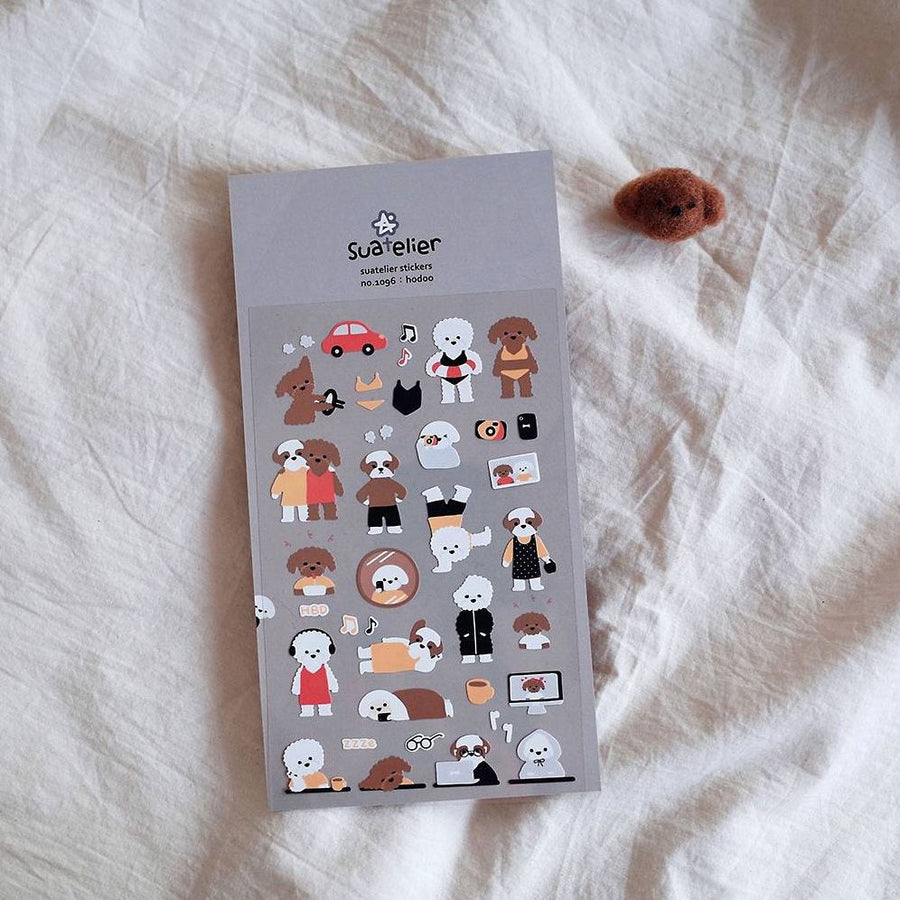 Daily Life of a Dog Stickers
