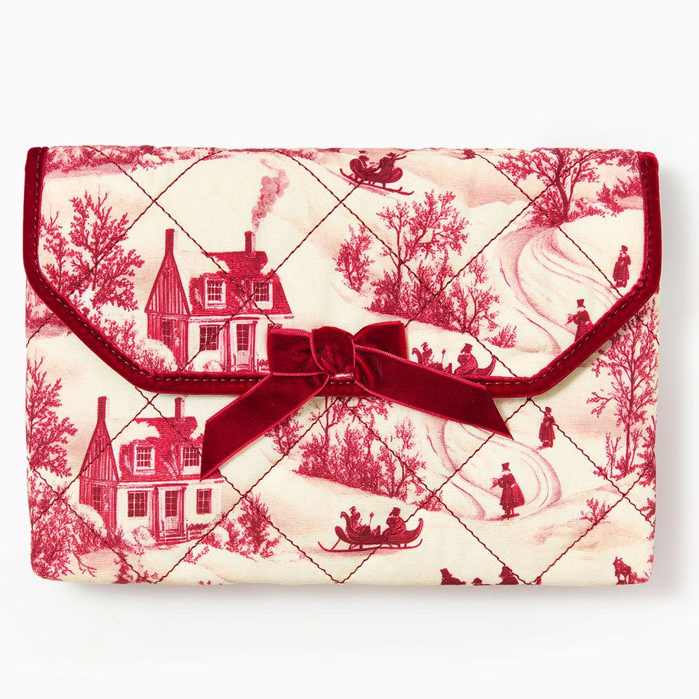 Winter Velvet Book Pouch