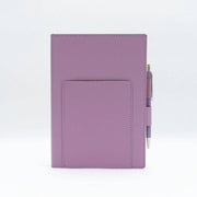 Purple Leather Journal with pen included and Blank Pages